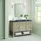 James Martin Vanities 48'' Single Vanity, Whitewashed Oak w/ 3 CM Charcoal Soapstone Quartz Top 330-V48-WWO-3CSP - alternate 4